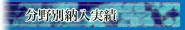 分野別納入実績ページへ